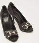 Gucci Vintage Pre-owned Satin heels Black Dames - Thumbnail 4