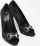 Gucci Vintage Pre-owned Satin heels Black Dames - Thumbnail 4