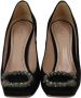 Gucci Vintage Pre-owned Satin heels Black Dames - Thumbnail 2