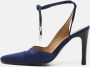 Gucci Vintage Pre-owned Satin heels Blue Dames - Thumbnail 2