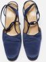 Gucci Vintage Pre-owned Satin heels Blue Dames - Thumbnail 3