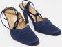 Gucci Vintage Pre-owned Satin heels Blue Dames - Thumbnail 4
