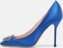 Gucci Vintage Pre-owned Satin heels Blue Dames - Thumbnail 2