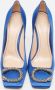 Gucci Vintage Pre-owned Satin heels Blue Dames - Thumbnail 3
