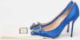 Gucci Vintage Pre-owned Satin heels Blue Dames - Thumbnail 9