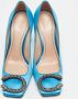 Gucci Vintage Pre-owned Satin heels Blue Dames - Thumbnail 3