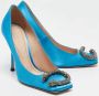 Gucci Vintage Pre-owned Satin heels Blue Dames - Thumbnail 4