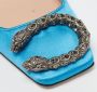 Gucci Vintage Pre-owned Satin heels Blue Dames - Thumbnail 7