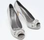 Gucci Vintage Pre-owned Satin heels Gray Dames - Thumbnail 4