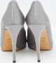 Gucci Vintage Pre-owned Satin heels Gray Dames - Thumbnail 5