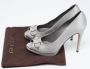 Gucci Vintage Pre-owned Satin heels Gray Dames - Thumbnail 9