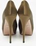 Gucci Vintage Pre-owned Satin heels Green Dames - Thumbnail 5
