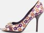 Gucci Vintage Pre-owned Satin heels Multicolor Dames - Thumbnail 2
