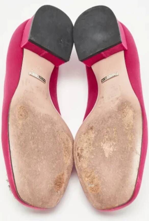 Gucci Vintage Pre-owned Satin heels Pink Dames