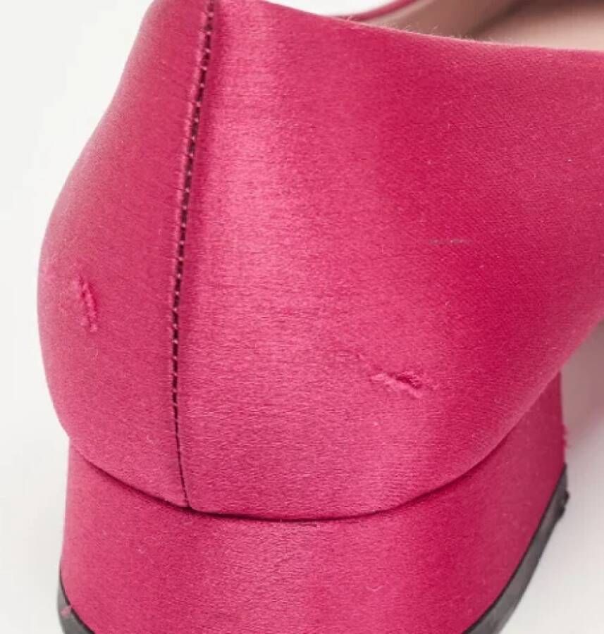 Gucci Vintage Pre-owned Satin heels Pink Dames