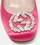 Gucci Vintage Pre-owned Satin heels Pink Dames - Thumbnail 9