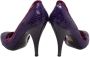 Gucci Vintage Pre-owned Satin heels Purple Dames - Thumbnail 4
