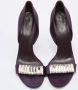 Gucci Vintage Pre-owned Satin heels Purple Dames - Thumbnail 3