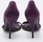 Gucci Vintage Pre-owned Satin heels Purple Dames - Thumbnail 5