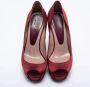 Gucci Vintage Pre-owned Satin heels Red Dames - Thumbnail 3