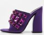 Gucci Vintage Pre-owned Satin mules Purple Dames - Thumbnail 2