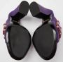 Gucci Vintage Pre-owned Satin mules Purple Dames - Thumbnail 6