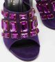 Gucci Vintage Pre-owned Satin mules Purple Dames - Thumbnail 7