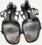 Gucci Vintage Pre-owned Satin sandals Black Dames - Thumbnail 6