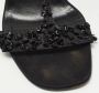 Gucci Vintage Pre-owned Satin sandals Black Dames - Thumbnail 7