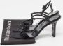 Gucci Vintage Pre-owned Satin sandals Black Dames - Thumbnail 9
