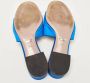 Gucci Vintage Pre-owned Satin sandals Blue Dames - Thumbnail 6