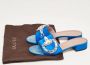 Gucci Vintage Pre-owned Satin sandals Blue Dames - Thumbnail 9