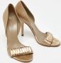 Gucci Vintage Pre-owned Satin sandals Gray Dames - Thumbnail 4