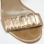 Gucci Vintage Pre-owned Satin sandals Gray Dames - Thumbnail 7