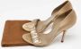 Gucci Vintage Pre-owned Satin sandals Gray Dames - Thumbnail 9