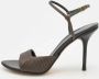 Gucci Vintage Pre-owned Satin sandals Gray Dames - Thumbnail 2