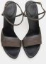 Gucci Vintage Pre-owned Satin sandals Gray Dames - Thumbnail 3