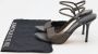 Gucci Vintage Pre-owned Satin sandals Gray Dames - Thumbnail 9