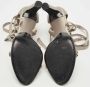 Gucci Vintage Pre-owned Satin sandals Gray Dames - Thumbnail 6