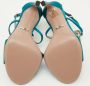 Gucci Vintage Pre-owned Satin sandals Green Dames - Thumbnail 6