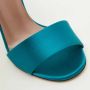 Gucci Vintage Pre-owned Satin sandals Green Dames - Thumbnail 7