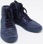 Gucci Vintage Pre-owned Satin sneakers Blue Dames - Thumbnail 4