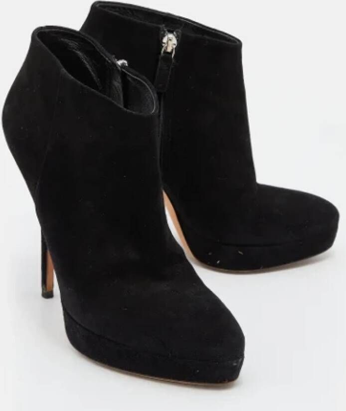 Gucci Vintage Pre-owned Suede boots Black Dames