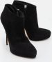 Gucci Vintage Pre-owned Suede boots Black Dames - Thumbnail 4