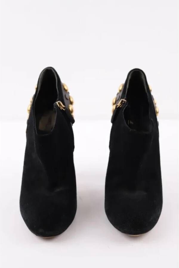 Gucci Vintage Pre-owned Suede boots Black Dames