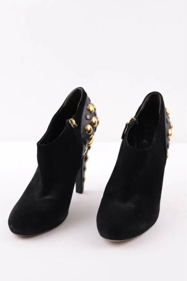 Gucci Vintage Pre-owned Suede boots Black Dames