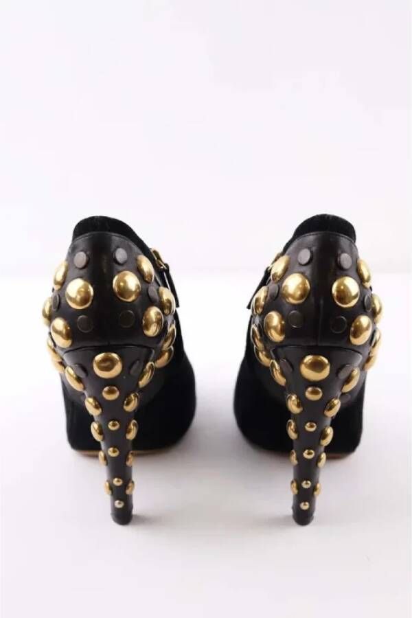 Gucci Vintage Pre-owned Suede boots Black Dames