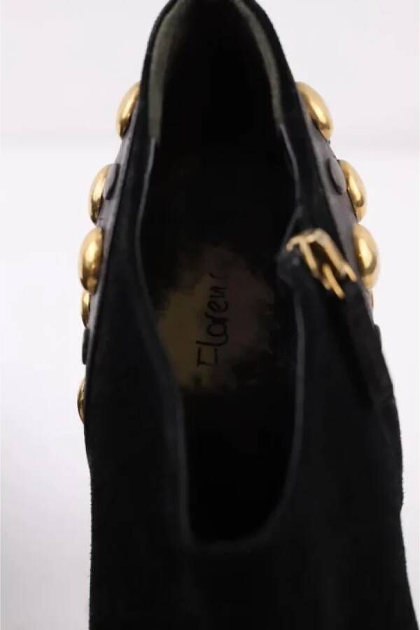Gucci Vintage Pre-owned Suede boots Black Dames