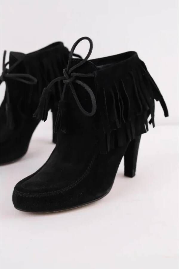 Gucci Vintage Pre-owned Suede boots Black Dames
