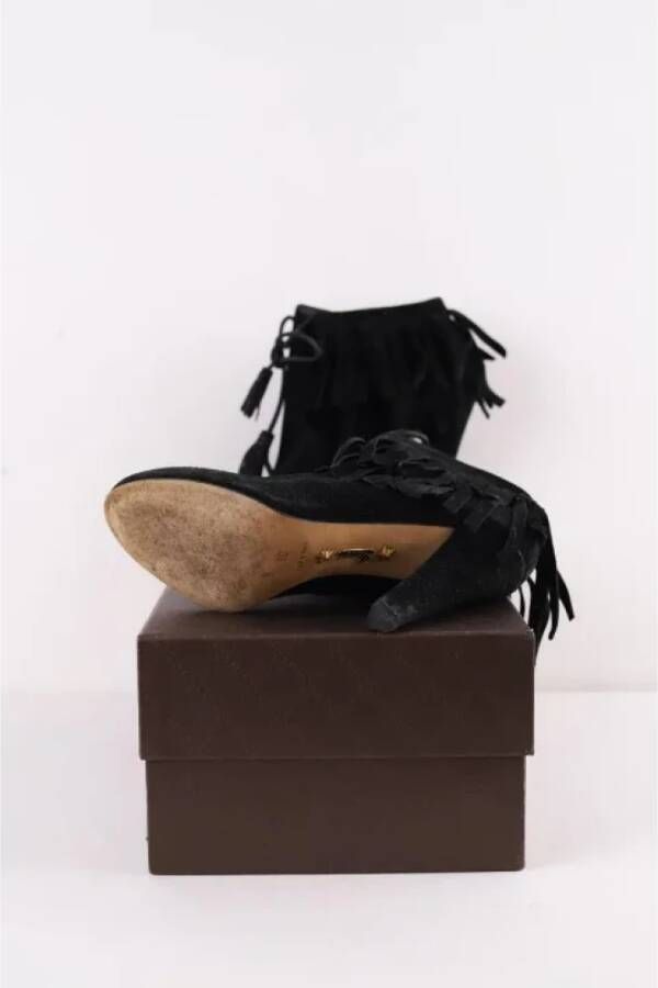 Gucci Vintage Pre-owned Suede boots Black Dames